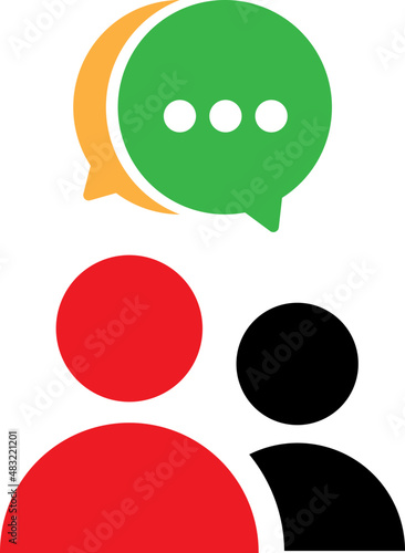 people talking icon