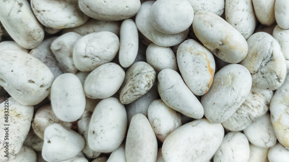 a lot of stones stacked on top of each other