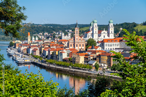 Ausblick über Passau, Bayern, Deutschland 