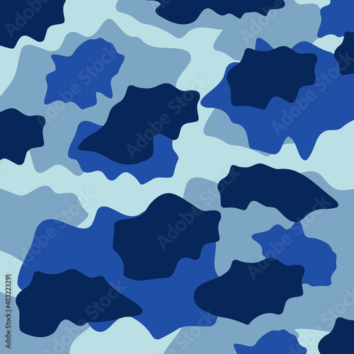 navy blue sea ocean soldier stealth battlefield camouflage stripes pattern military background war concept
