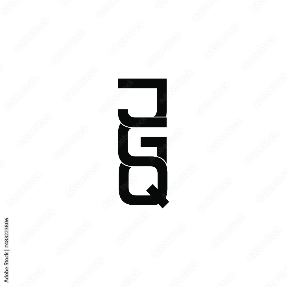 jgq letter initial monogram logo design jgq letter initial monogram logo design