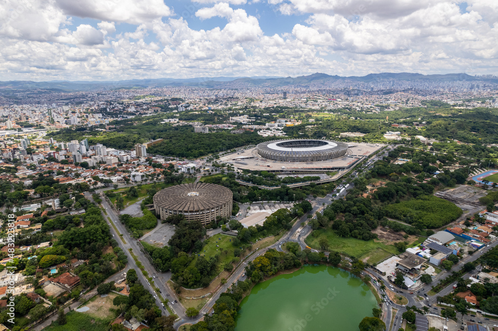 Aerial view of the Stadium 