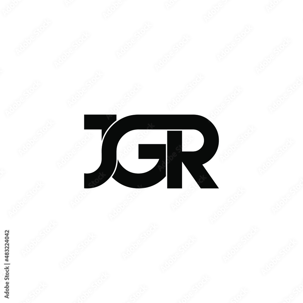 jgr letter original monogram logo design jgr letter original monogram logo design