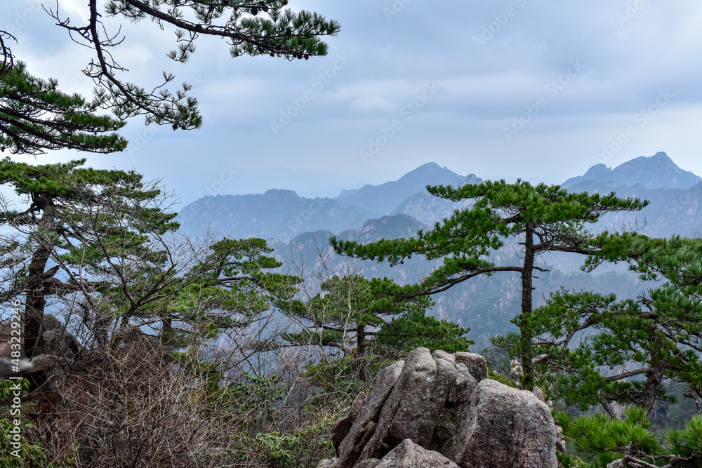 Huangshan Scenic Spot in Anhui Province, China