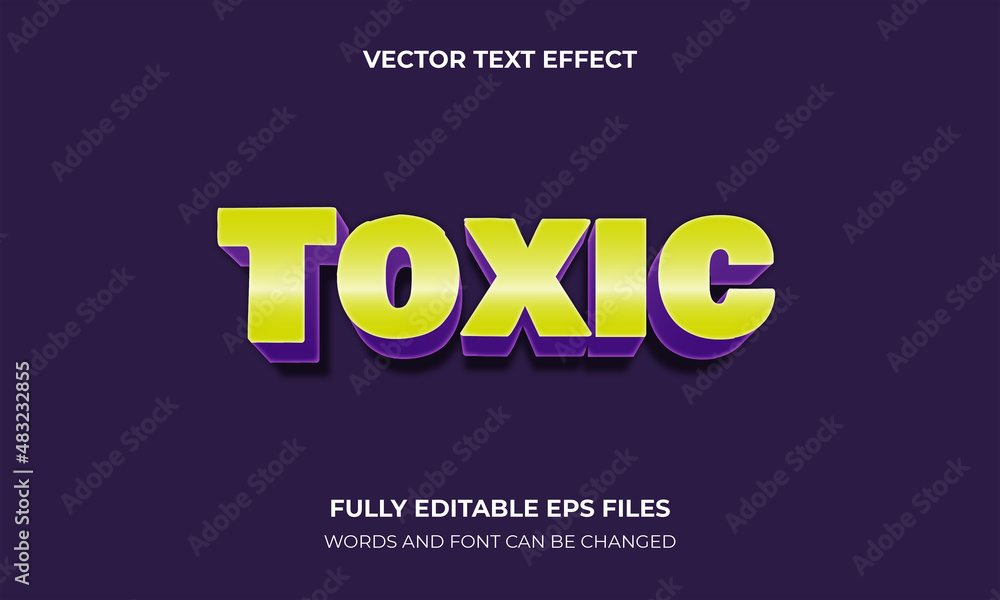 Editable 3D Text Effect With Green Style Editable 3D Text Effect With Green Style