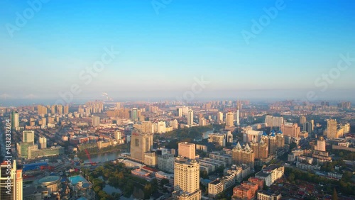 Wallpaper Mural Urban scenery of Haohe scenic spot in Nantong City, Jiangsu Province Torontodigital.ca