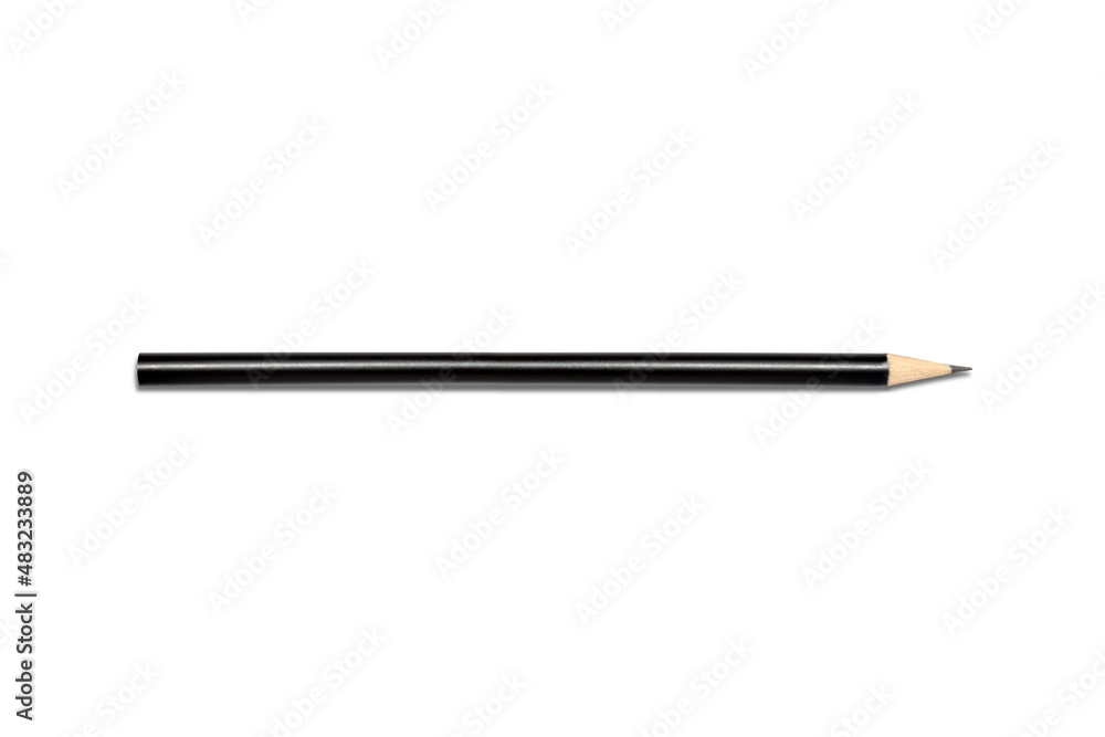 1 pencil on white background 1 pencil on white background