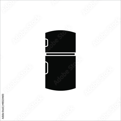 fridge freezer refrigerator condenser iconon white background