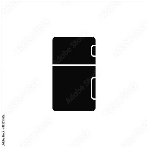 fridge freezer refrigerator condenser iconon white background