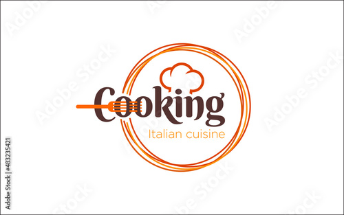 Illustration vector graphic of cooking for menu restaurant logo design template