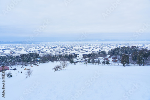 富山県　閑乗寺公園の展望広場から見た風景 © kohta65