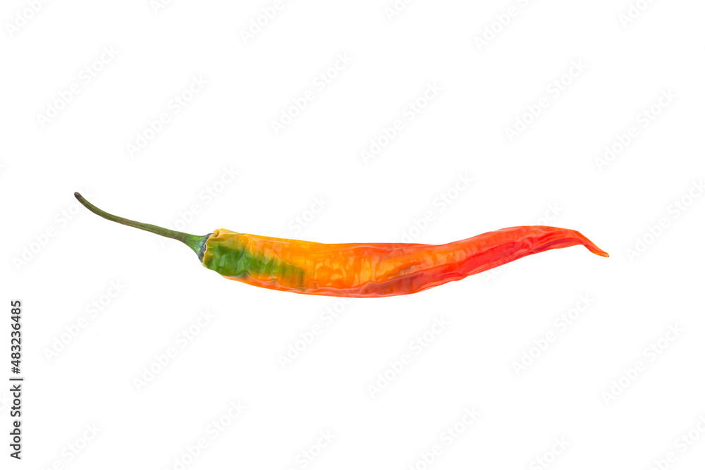 chili peppers isolated on a white background chili peppers isolated on a white background
