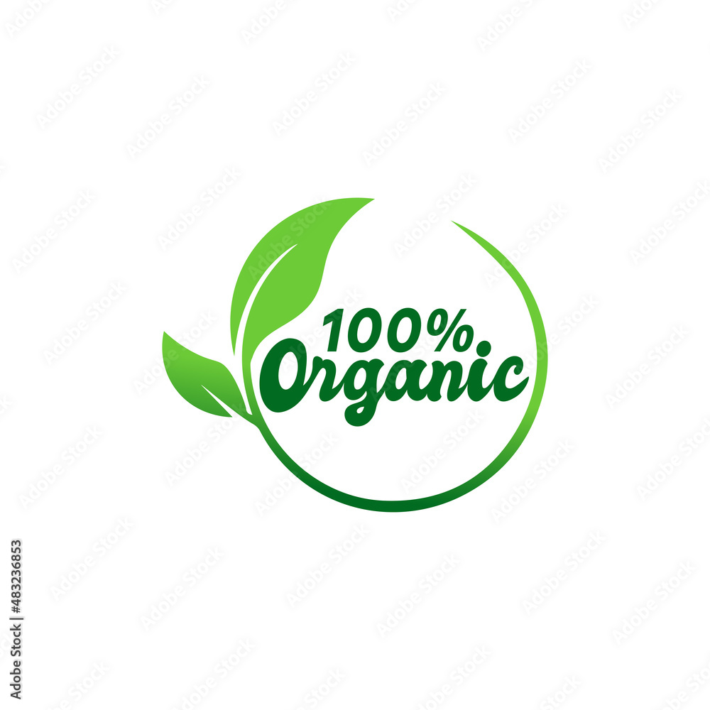 100% fresh organic food labels, badges or seals 100% fresh organic food labels, badges or seals