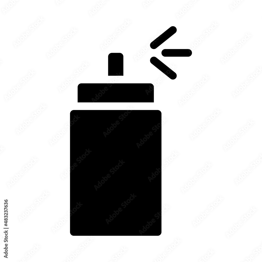 Pilox glyph Icon, painting glyph icon Pilox glyph Icon, painting glyph icon