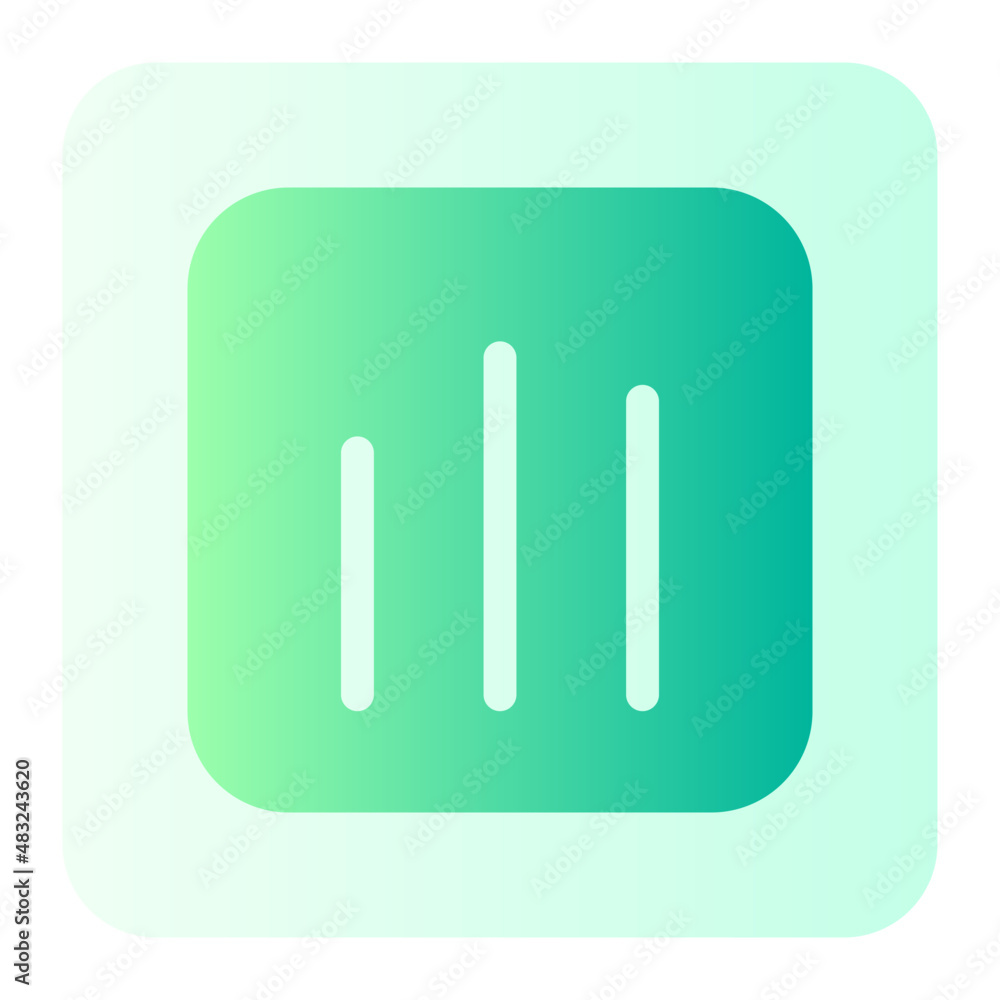 chart gradient icon chart gradient icon