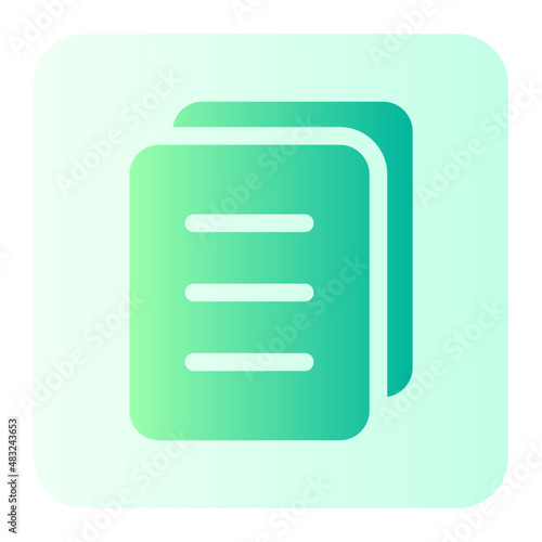 document gradient icon