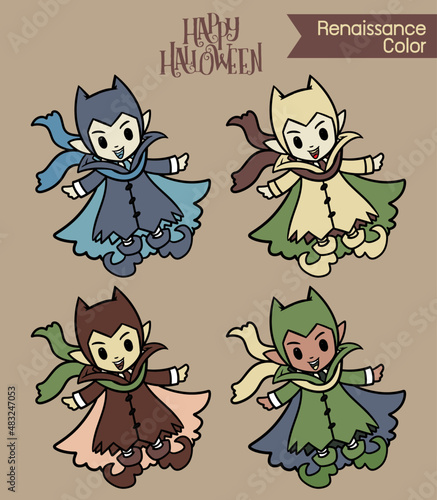 cartoon, illustration, boy, people, vector, character, children, child, fun, set, christmas, funny, kids, halloween, kid, hat, art, drawing, play, group, elf, family, costume
