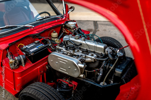 Vintage Sports Car 1970 Triumph GT6+ Engine