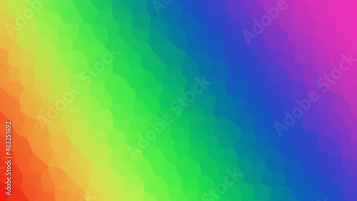 Wallpaper Mural Abstract background consisting of triangles. Gradient color from blue to green. Torontodigital.ca