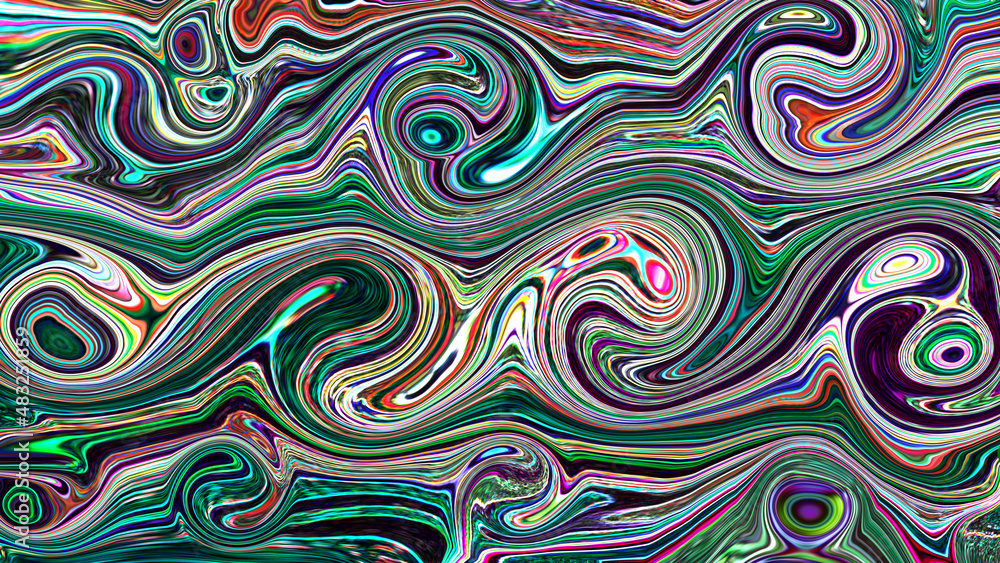 Abstract seamless pattern with swirl circles. Abstract seamless pattern with swirl circles.