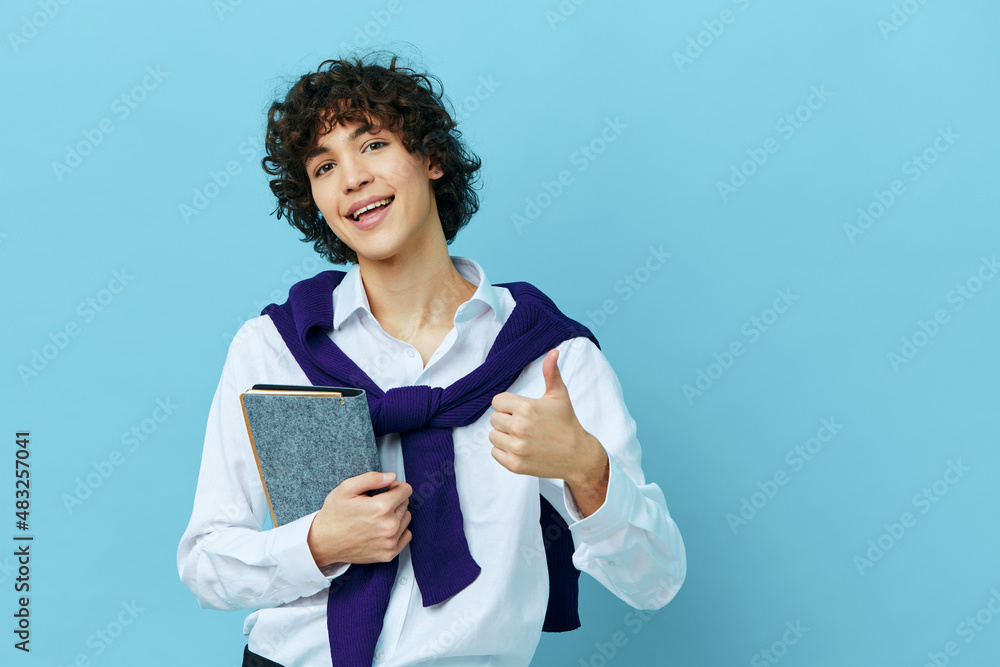 student with a book college learning jacket Lifestyle school student with a book college learning jacket Lifestyle school
