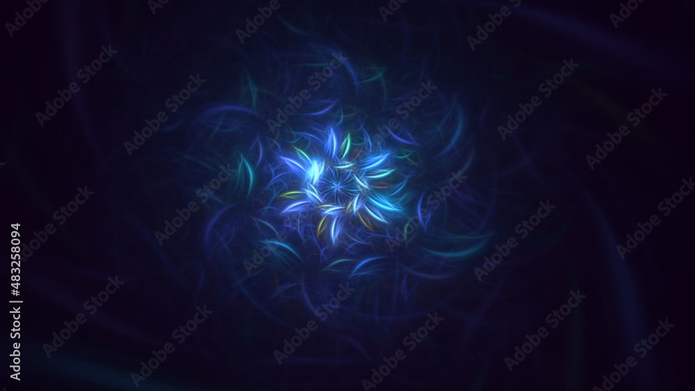 3D rendering abstract circle light background 3D rendering abstract circle light background