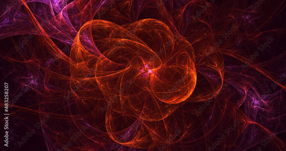 3D rendering abstract technology fractal background 3D rendering abstract technology fractal background