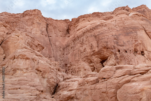 Fantastically  beautiful mountain nature in Timna National Park near Eilat  southern Israel.