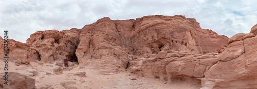 Wallpaper Mural Fantastically  beautiful mountain nature in Timna National Park near Eilat, southern Israel. Torontodigital.ca