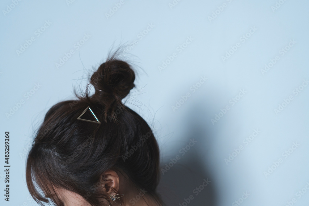 Naklejka premium クールな女性ポートレート