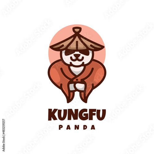 Illustration vector graphic of Kung fu Panda, good for logo design