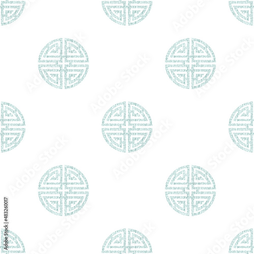 Seamless oriental pattern, classical culture, Korean pattern