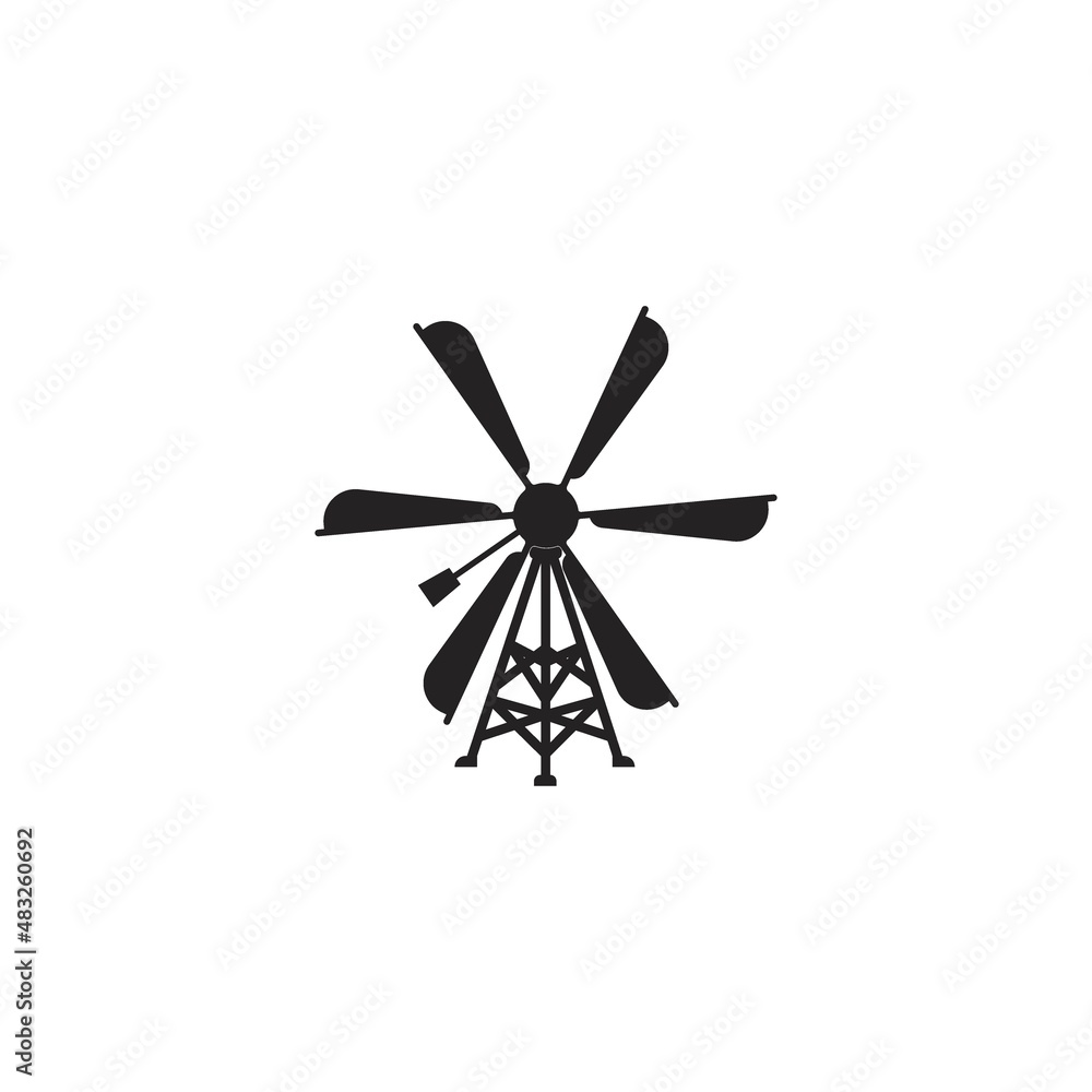 Fototapeta premium Windmill logo