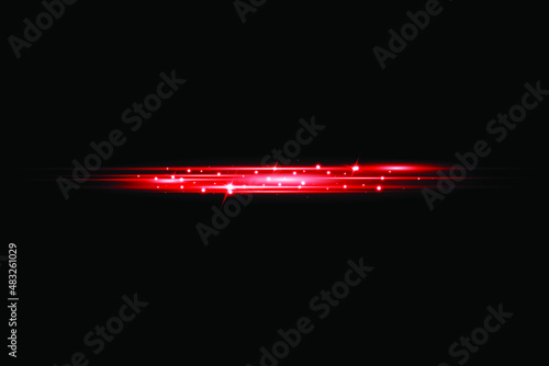 Set of transparent blue light lens flares Premium transparent eps 