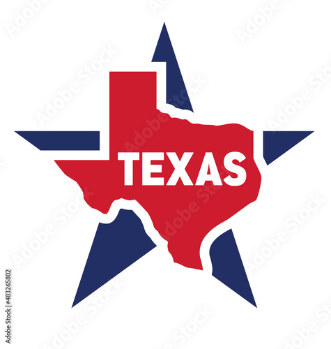 texas state lone star map shape symbol text