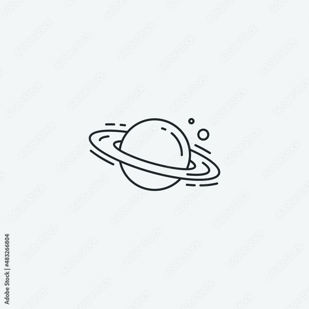 Universe vector icon illustration sign Universe vector icon illustration sign