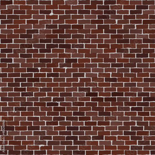 Dunkelrote Mauer Textur, Hintergrund, Muster. Wand.