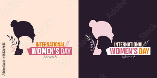 International Women's Day card set.