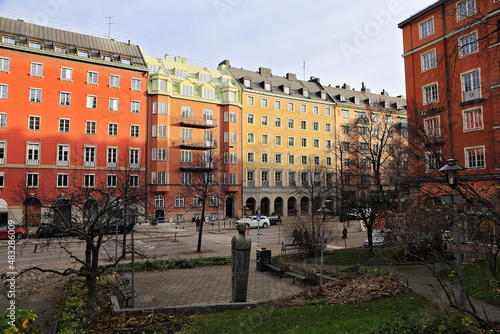 Photography Stockholm Norrmalm district and main street, Stockholm, Sweden
