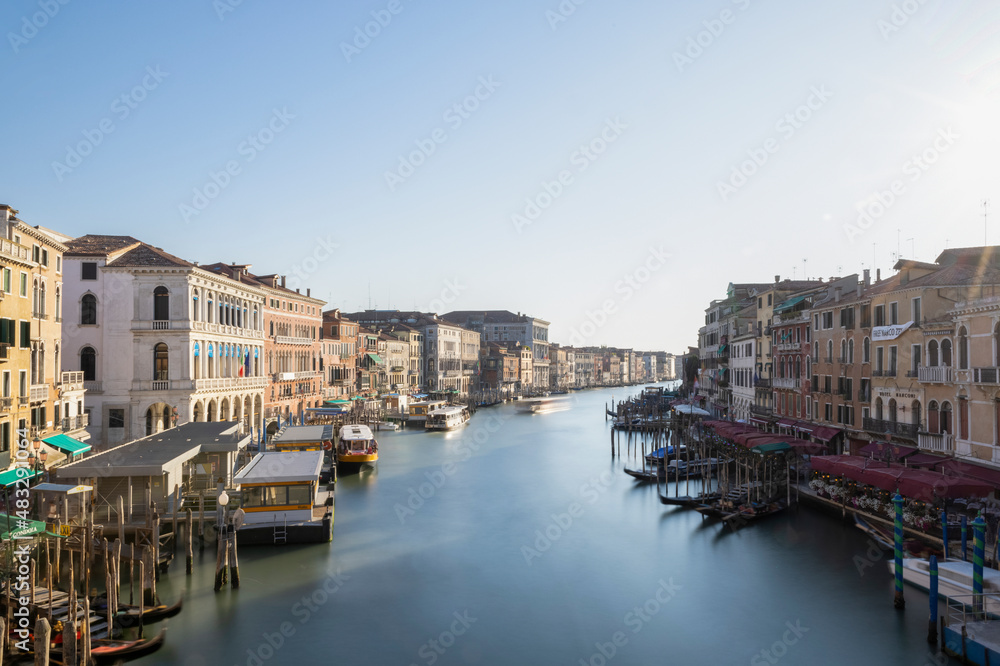 Venice grand canal long exposure