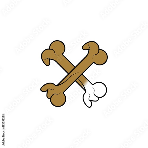 bone icon vector design templates