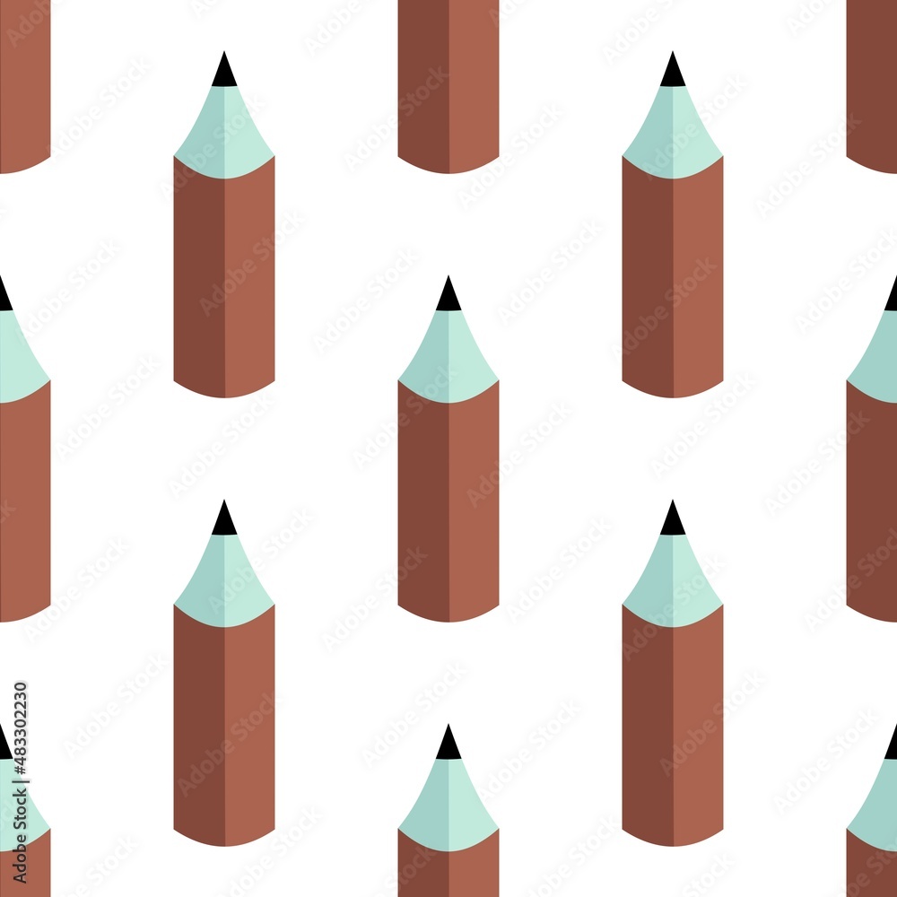 Kids seamless pencil pattern for fabrics and textiles and packaging and gifts and cards and linens Kids seamless pencil pattern for fabrics and textiles and packaging and gifts and cards and linens