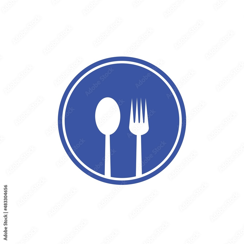 fork and spoon restaurant logo vector template fork and spoon restaurant logo vector template