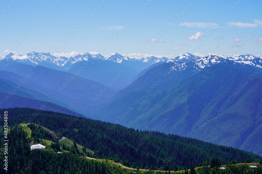 Les montagnes du Mont Olympe