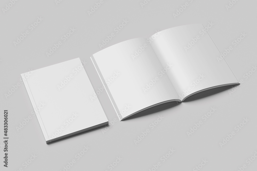 book with blank mockup book with blank mockup