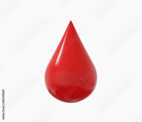 3d Realistic Blood vector illustration.