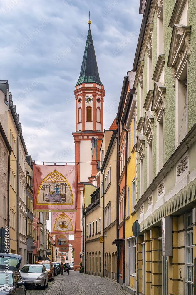 Street in Straubing, Germany