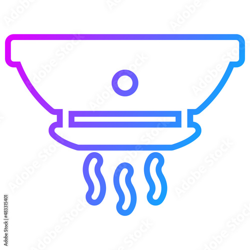 Smoke detector icon
