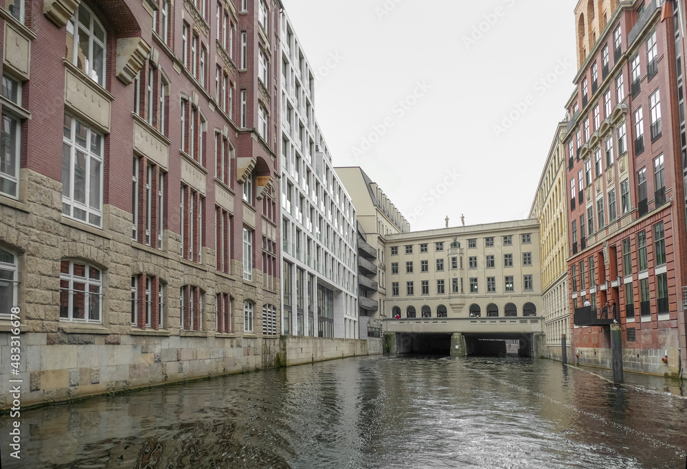 Naklejka premium Herrengrabenfleet in Hamburg