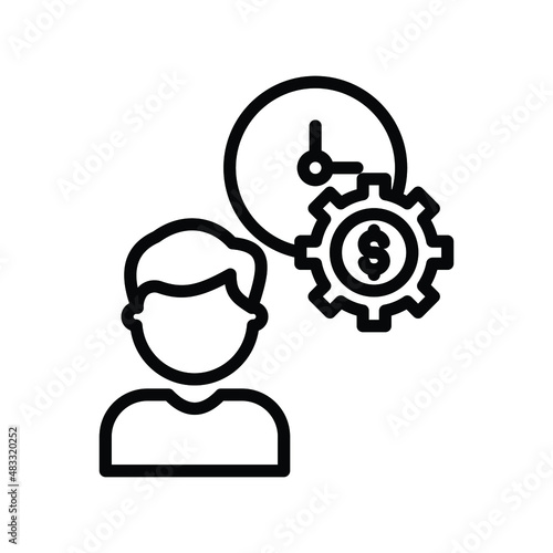 earning management Isolated Vector icon which can easily modify or edit

